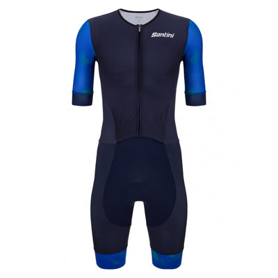SANTINI combinaison de triathlon manche courte (trisuit) LEAF - Homme
