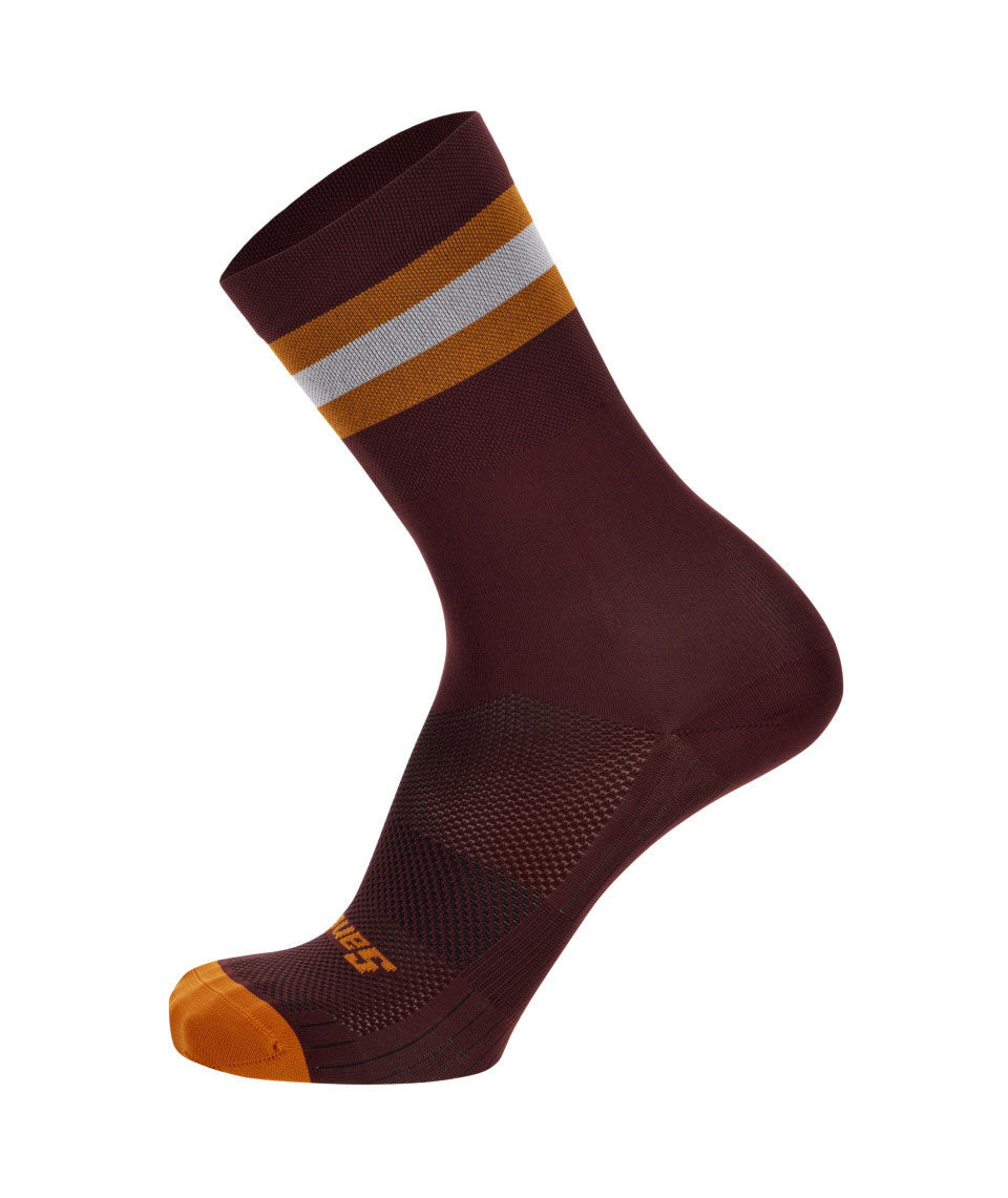 Chaussettes De Cyclisme Santini Bangle - XL-XXL (44-47) - Bleu Lilas - Polyamide - Neuves - Italie