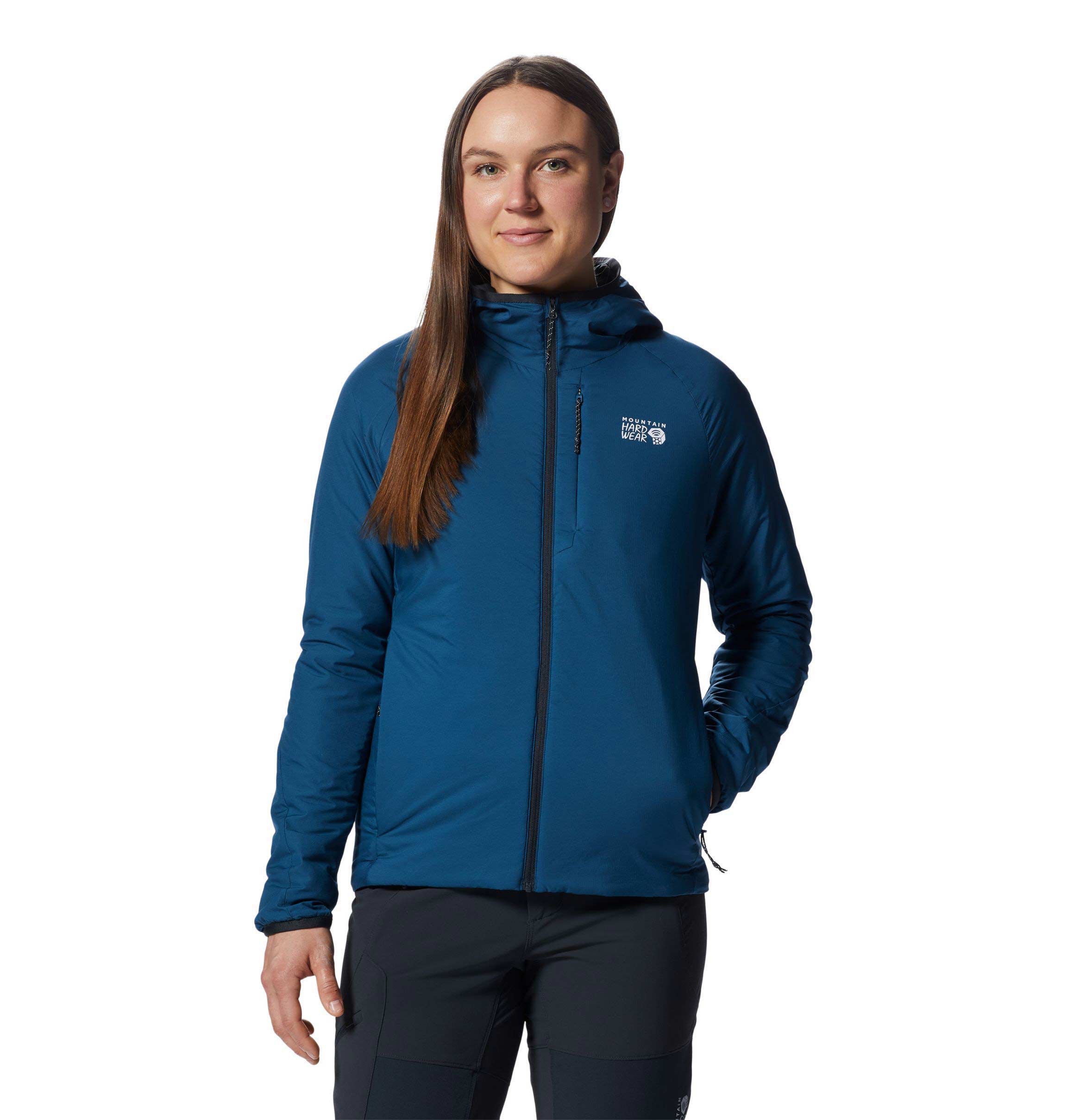 Chemise De Randonnée Mountain Hardwear - Nylon Gris - Femme Taille 10 - Occasion
