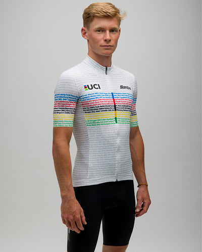 SANTINI maillot de vélo UCI ROAD 100 CHAMPIONS - Homme