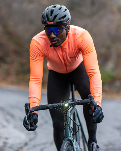 SANTINI maillot de vélo thermique COLORE PURO - Homme