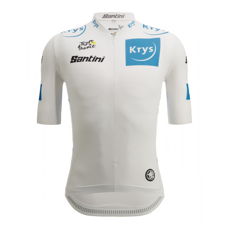 SANTINI white jersey best young TOUR DE FRANCE OFFICIAL Men