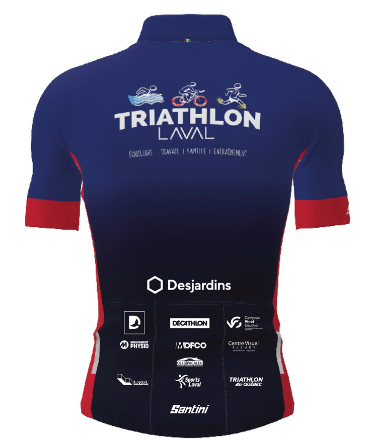 Maillot de vélo UV TONO Triathlon Laval 2024 - Femme