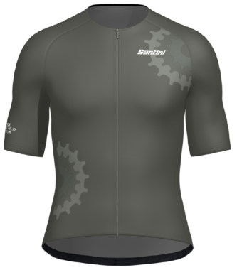 NOUVEAU - SANTINI Maillot de vélo APEX GPCQM - Unisexe