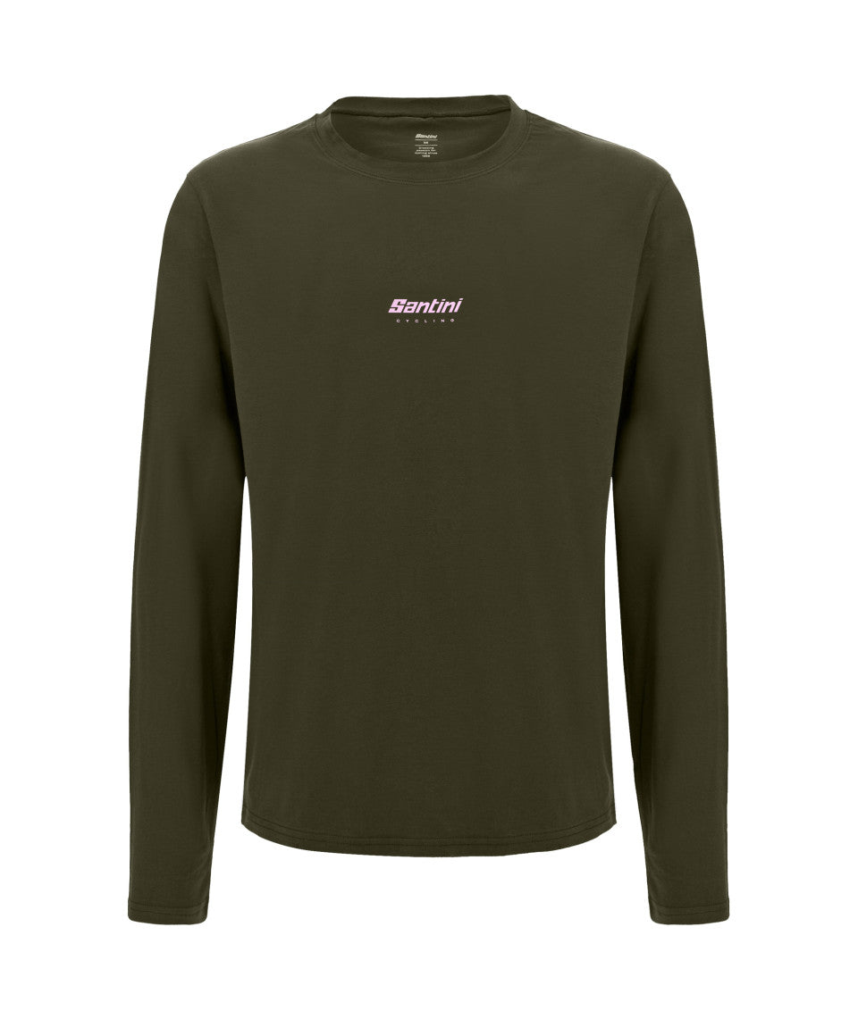 SANTINI T-Shirt à manches longues BRAND - Unisexe