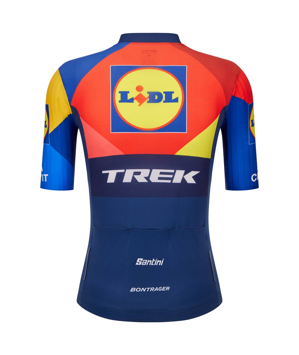 SANTINI maillot de vélo officiel LIDL TREK 2025 - Homme