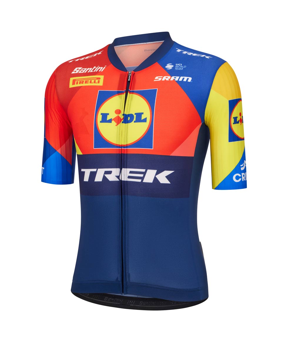 SANTINI maillot de vélo officiel LIDL TREK 2025 - Homme