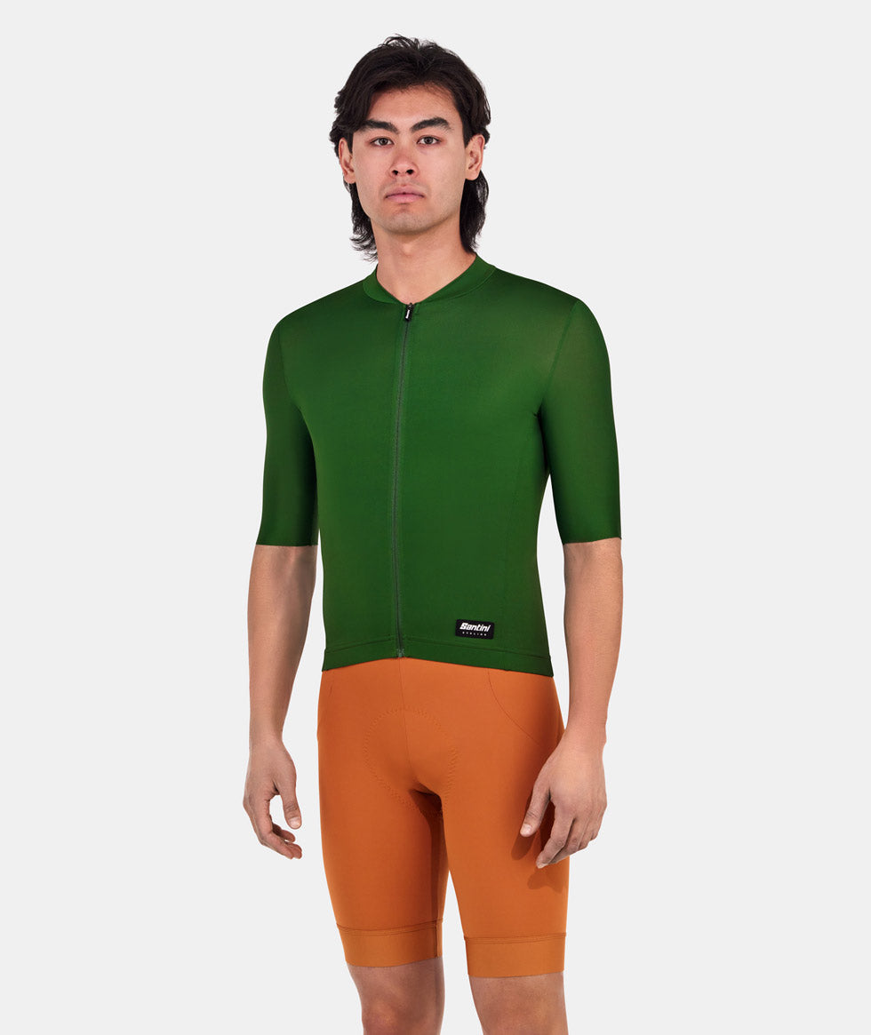 SANTINI maillot de vélo à couleur unie RTR - Unisexe