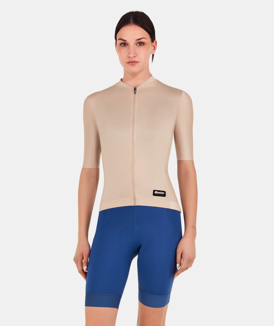SANTINI maillot de vélo à couleur unie RTR - Unisexe