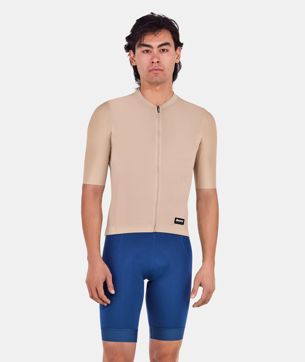 SANTINI maillot de vélo à couleur unie RTR - Unisexe