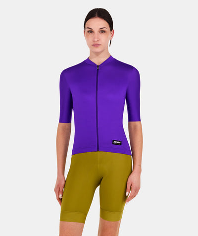 SANTINI maillot de vélo à couleur unie RTR - Unisexe