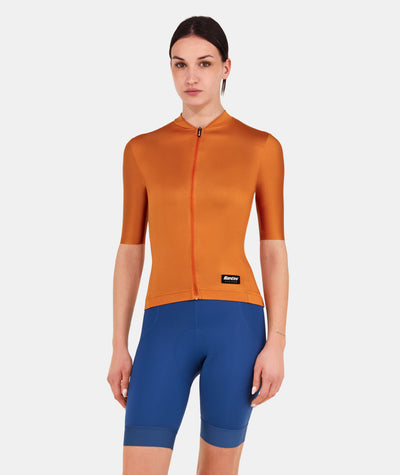 SANTINI maillot de vélo à couleur unie RTR - Unisexe