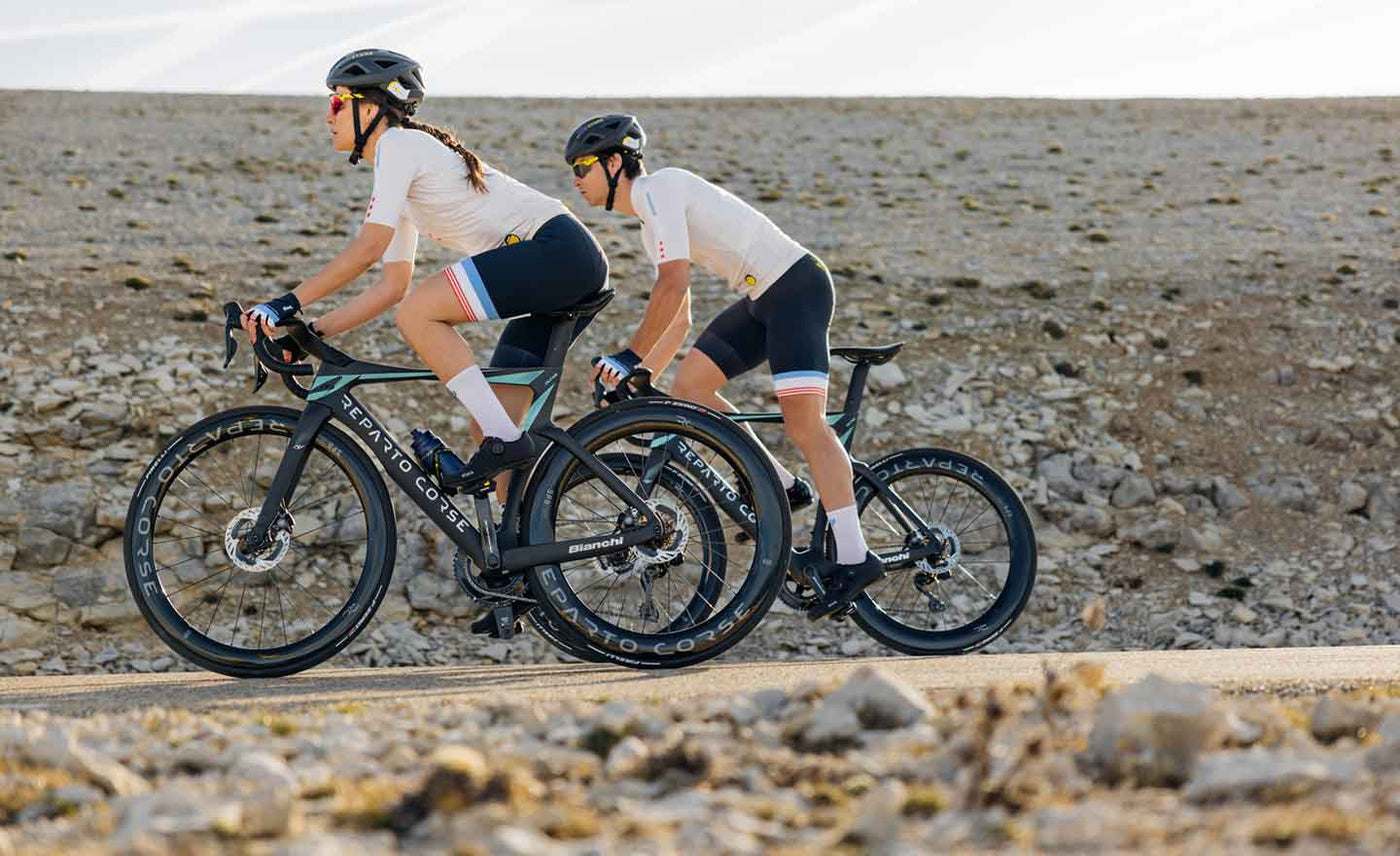 SANTINI cuissard à bretelles Mont Ventoux - Homme