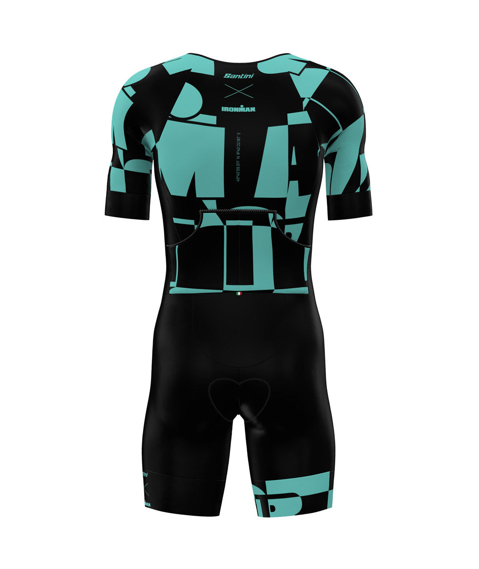 SANTINI Combinaison de triathlon (trisuit) manche courte ENIGMA - Homme