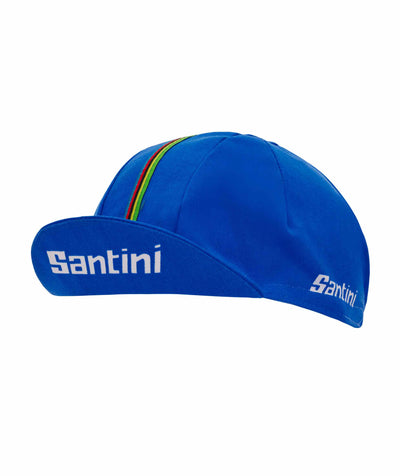 Casquette de vélo officielle UCI RAINBOW Santini