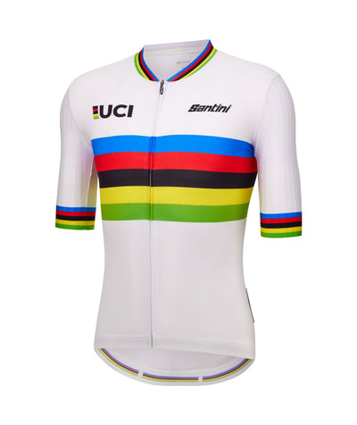 SANTINI maillot de vélo UCI CHAMPION DU MONDE OFFICIEL - Unisexe