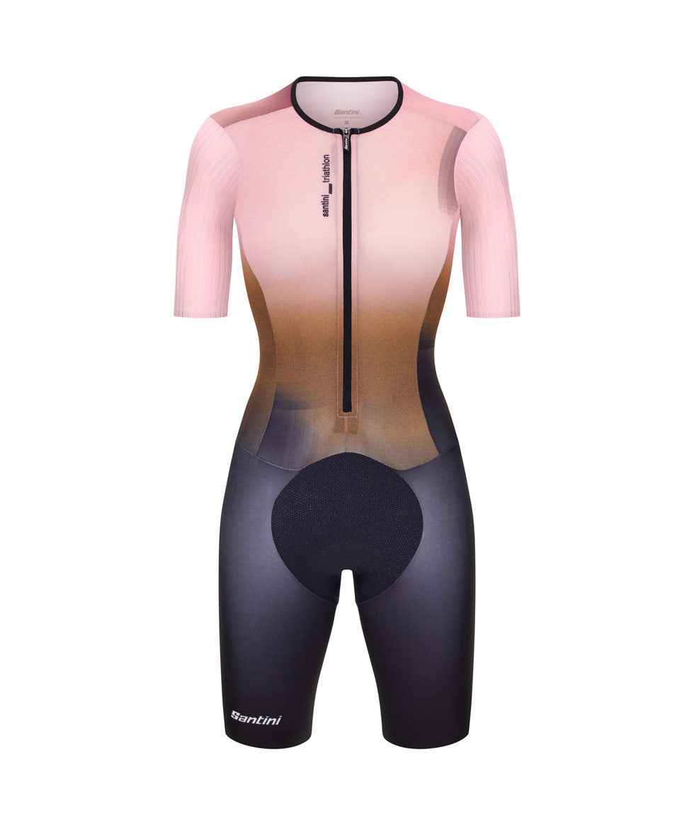 SANTINI combinaison de triathlon manche courte (trisuit) VIPER - Femme