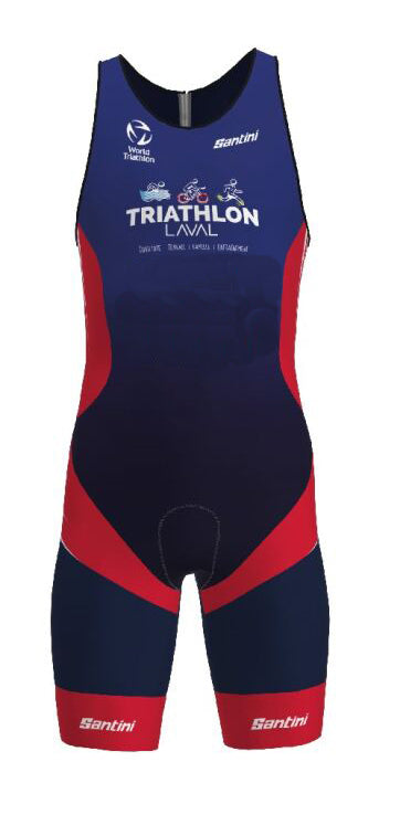 Combinaison de triathlon sans manche FLOW Triathlon Laval 2024 - Homme