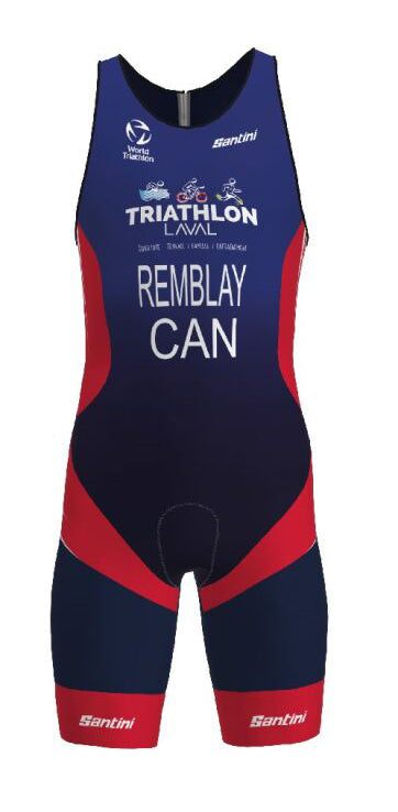 Combinaison de triathlon sans manche FLOW Triathlon Laval 2024 - Homme