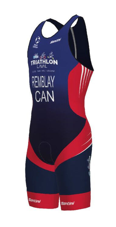 Combinaison de triathlon sans manche FLOW Triathlon Laval 2024 - Homme