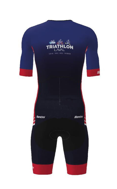 Combinaison de triathlon manche courte LEAF Triathlon Laval 2024 - Homme