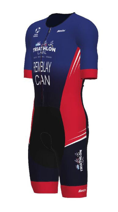 Combinaison de triathlon manche courte LEAF Triathlon Laval 2024 - Homme