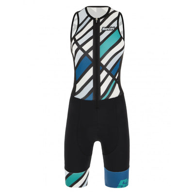 SANTINI combinaison de triathlon sans manche REDUX RAGGIO - Femme