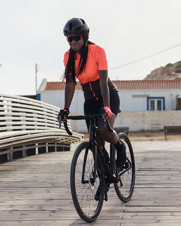 SANTINI maillot de vélo COLORE RIGA - Femme