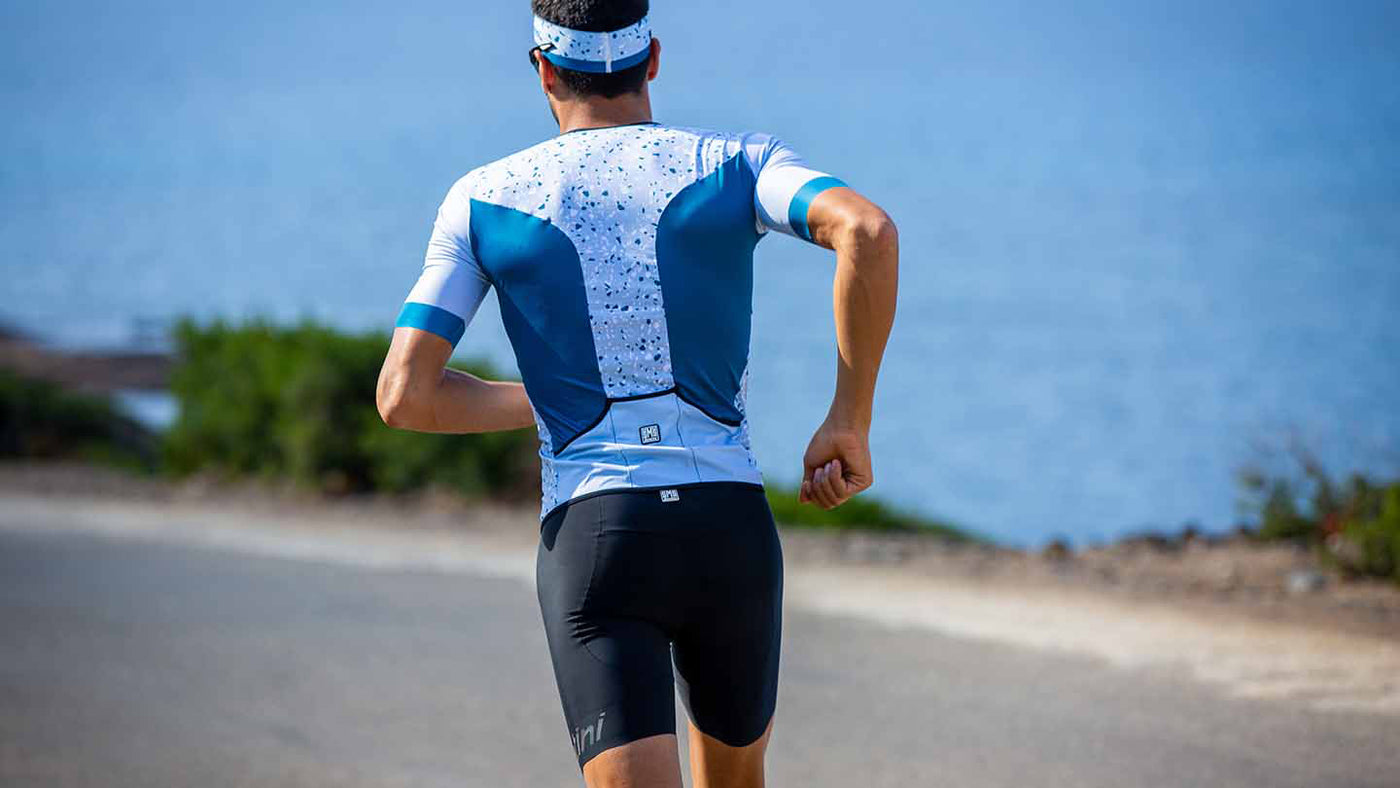 SANTINI maillot de triathlon SLEEK PIETRA - Homme