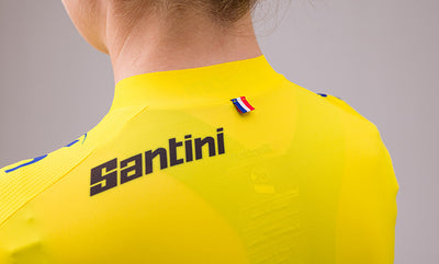SANTINI maillot de vélo LEADER TOUR DE FRANCE OFFICIAL - Femme