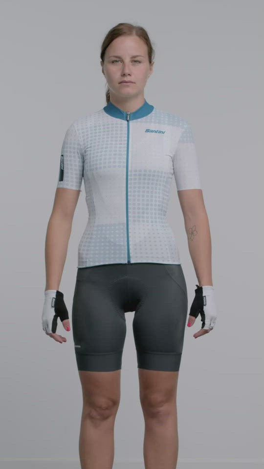 Santini Wmn Tono Kinetic Bibshorts-Grey